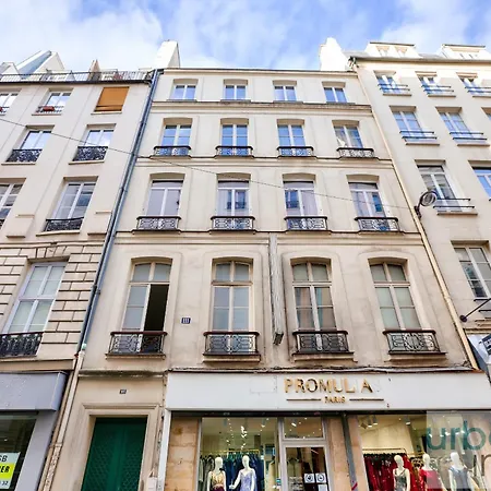 Urbanflat 96 - Joli Parisien Quartier Montorgueil 파리